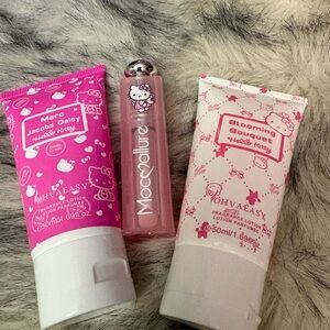 Hello Kitty Fragrance Lotion Set with Pink Lip Balm